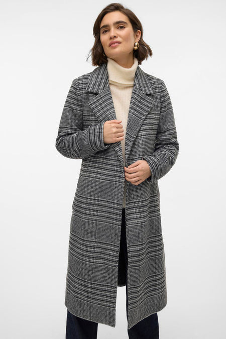 VMLUCK LONG CHECK COAT BOO