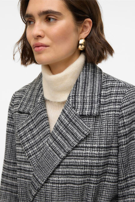 VMLUCK LONG CHECK COAT BOO