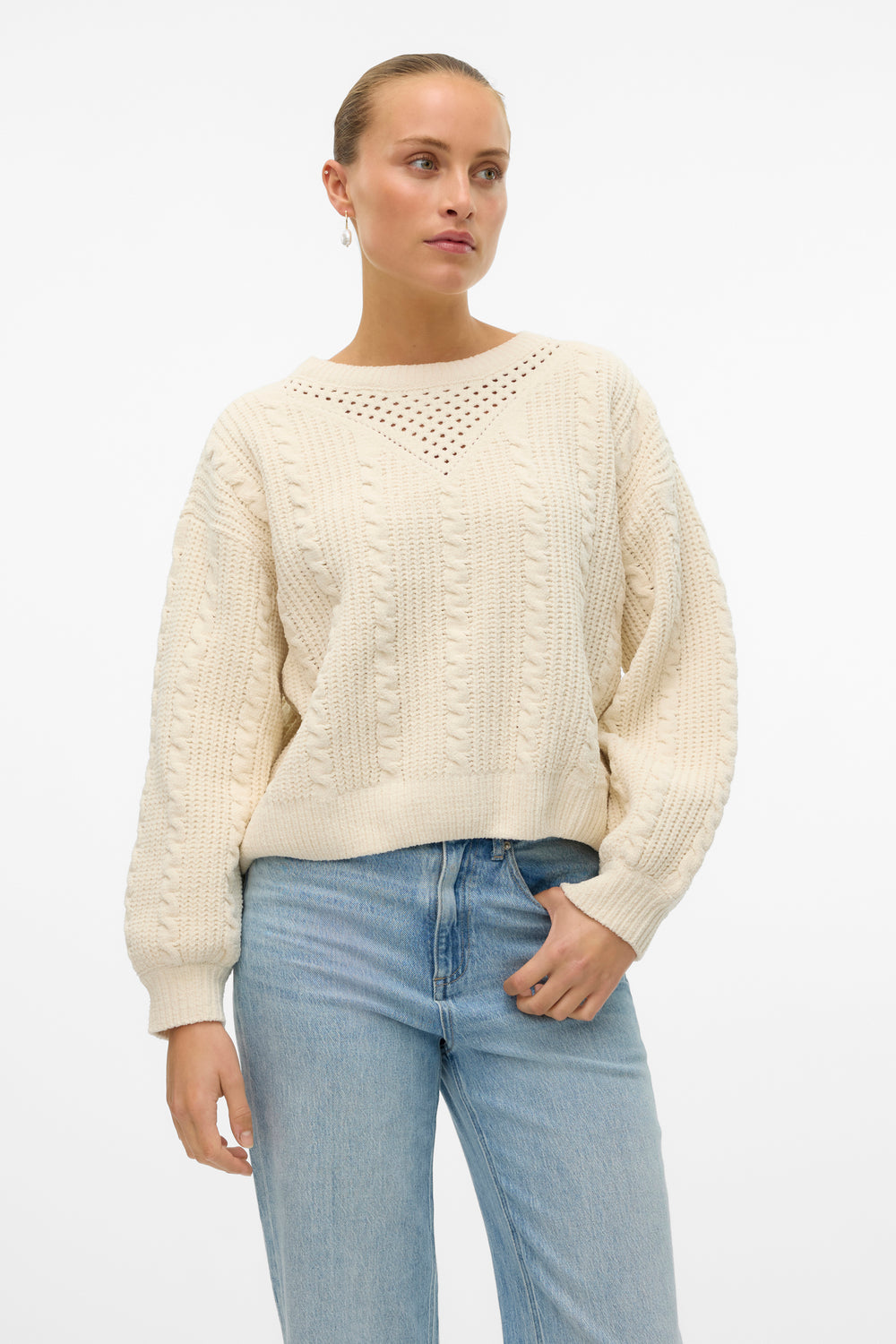 Pull col O Beige - VERO MODA®