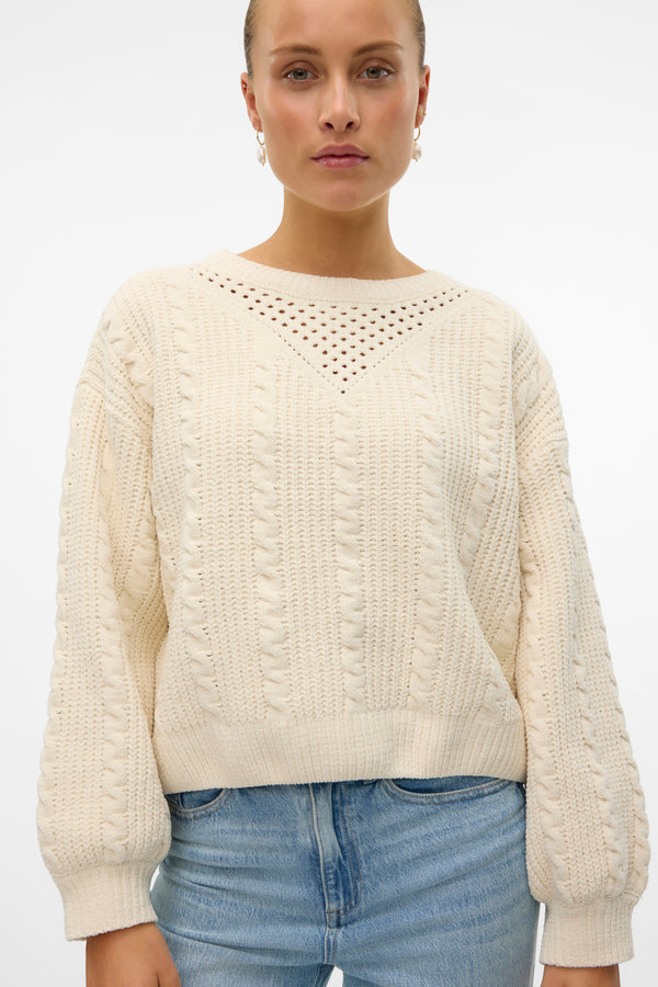 Pull col O Beige - VERO MODA®