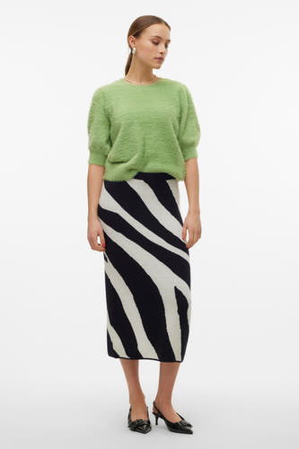 Pull met ronde hals - groen