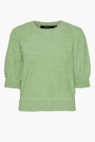 Pull met ronde hals - groen