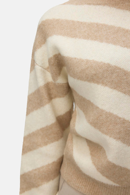 Trui met ronde hals beige - VERO MODA®