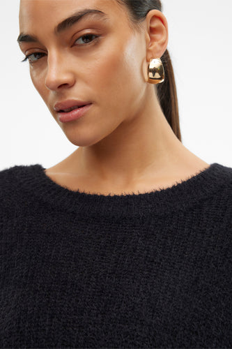 Pull met ronde hals - zwart - VERO MODA®
