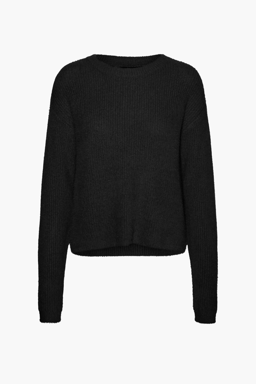 Pull met ronde hals - zwart - VERO MODA®
