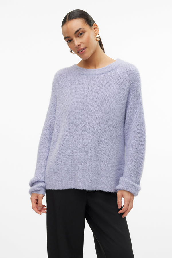 Trui met ronde hals Paars - VERO MODA®
