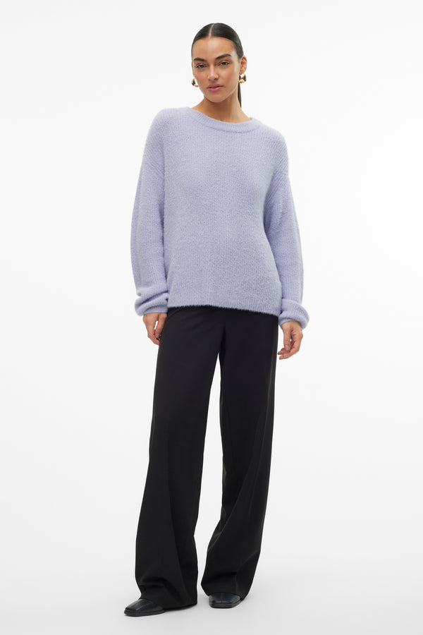Trui met ronde hals Paars - VERO MODA®