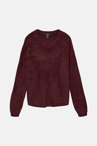 Pull met ronde hals - rood - VERO MODA®