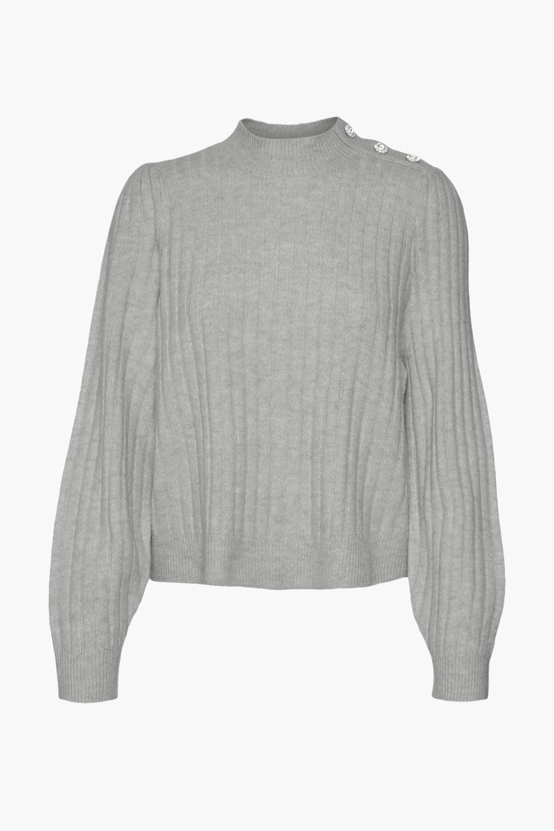 VMELYA LS HIGHNECK PULLOVER GA BOO