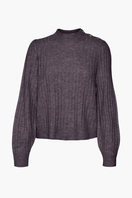 VMELYA LS HIGHNECK PULLOVER GA BOO
