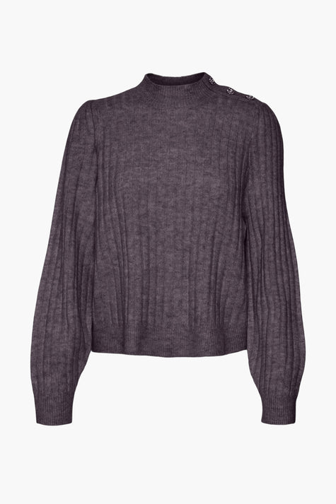 VMELYA LS HIGHNECK PULLOVER GA BOO