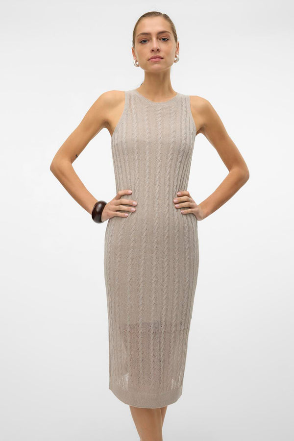 Kleedjes zonder mouwen Beige - VERO MODA®