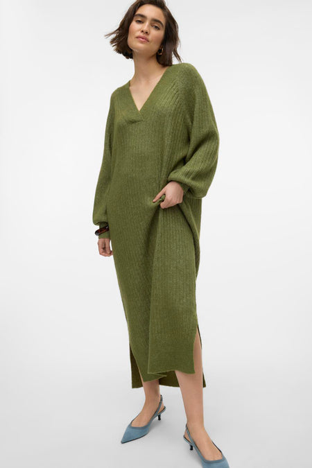 VMPHILINE LS RIB V-NCK CALF DRESS GA BOO