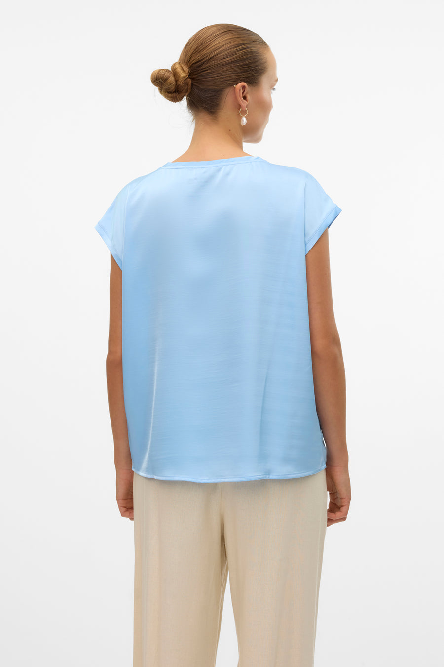 T-shirt met korte mouwen - blauw - VERO MODA®