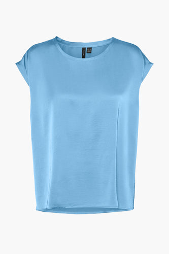 T-shirt met korte mouwen - blauw - VERO MODA®