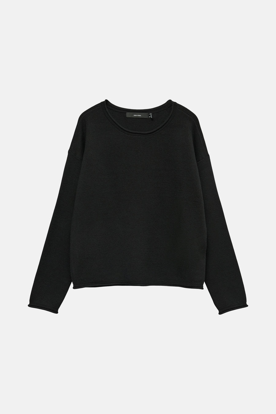 Pull met ronde hals - zwart - VERO MODA®