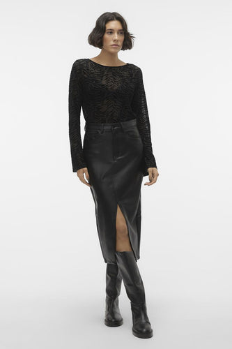 VMVERI HR CALF PL SKIRT NOOS