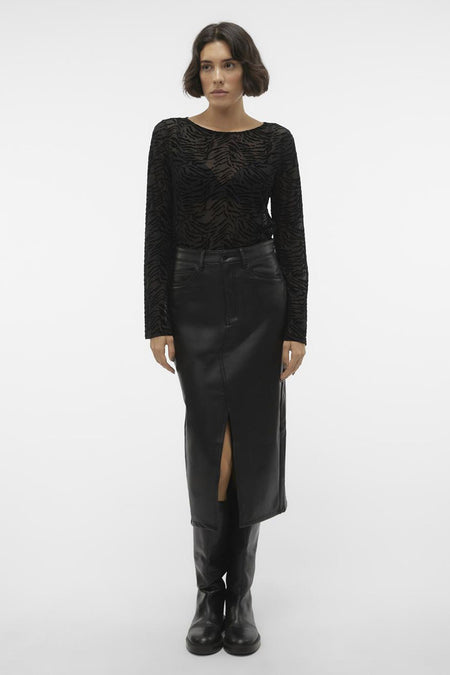 VMVERI HR CALF PL SKIRT NOOS