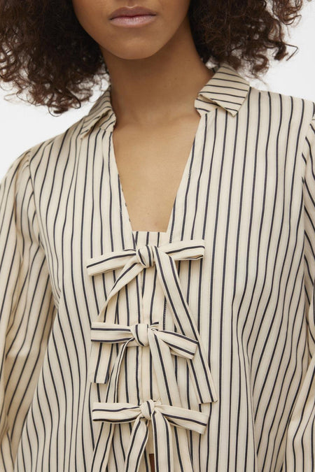 Hemd (lange mouwen) Ecru - VERO MODA®