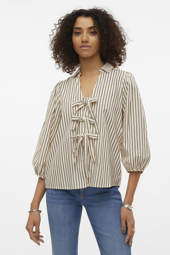 Hemd met korte mouwen - ecru - VERO MODA® - 6