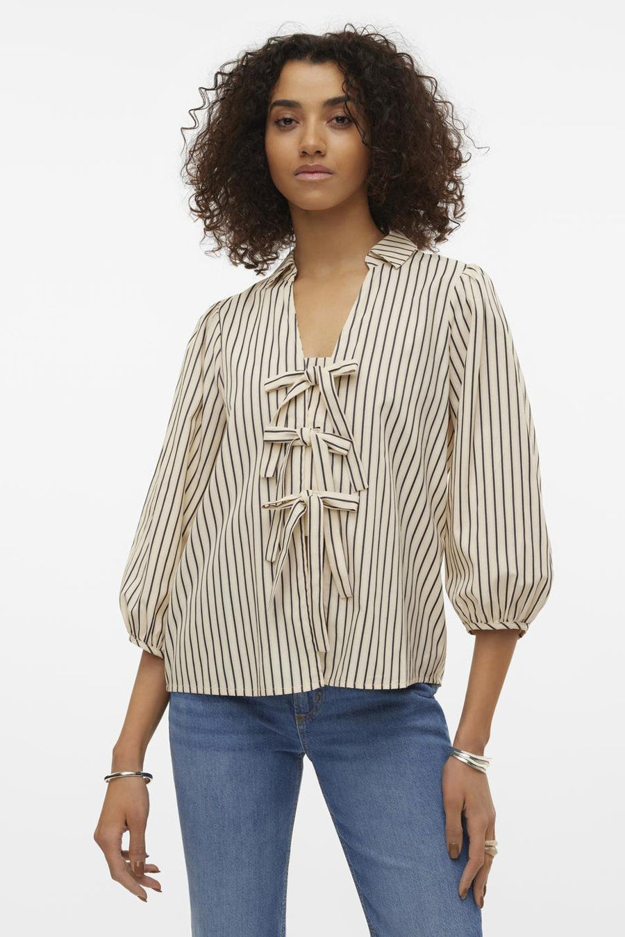 Hemd met korte mouwen - ecru - VERO MODA® - 5