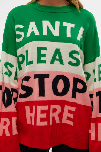 Pull met ronde hals - multicolor - VERO MODA®