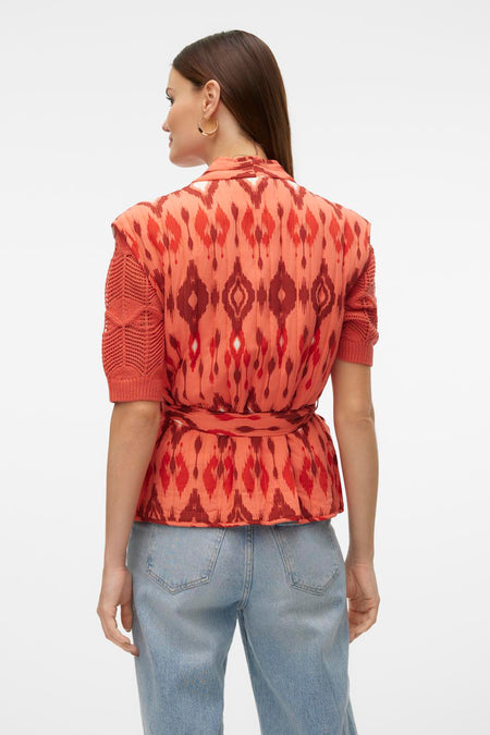 VMMILLE MAGDA S/L WAISTCOAT WVN BTQ