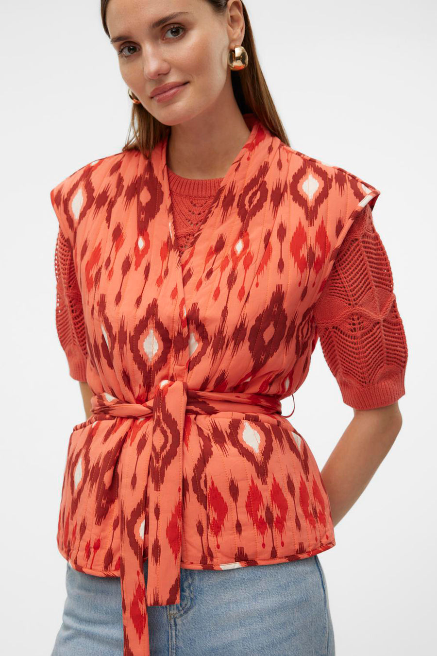 VMMILLE MAGDA S/L WAISTCOAT WVN BTQ - VERO MODA®