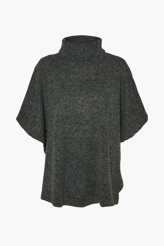 VMMARY ROLLNECK KNIT PONCHO GA