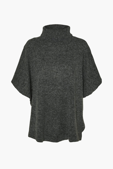 VMMARY ROLLNECK KNIT PONCHO GA