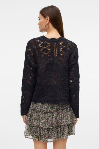 VMKENIA LS O-NECK SHORT PULLOVER