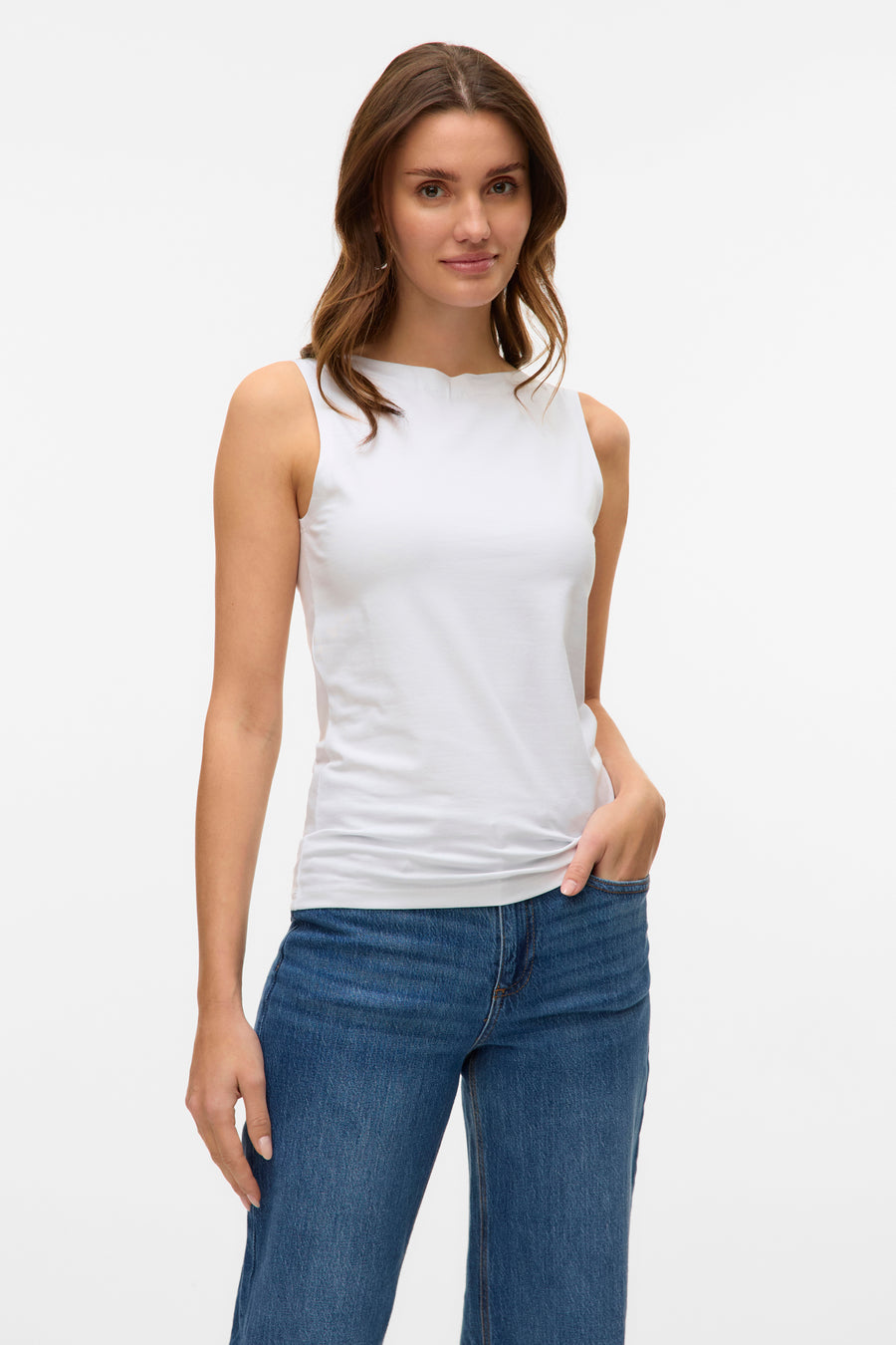 T-shirt met korte mouwen - wit - VERO MODA®
