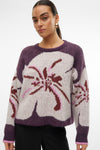 Trui met ronde hals Paars - VERO MODA®