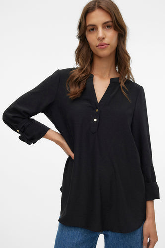 Chemise à manches longues - noir - VERO MODA® - 6