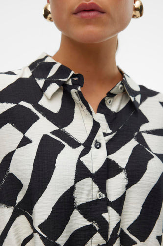 VMJOSS ARIA KNOT LS SHIRT WVN GA