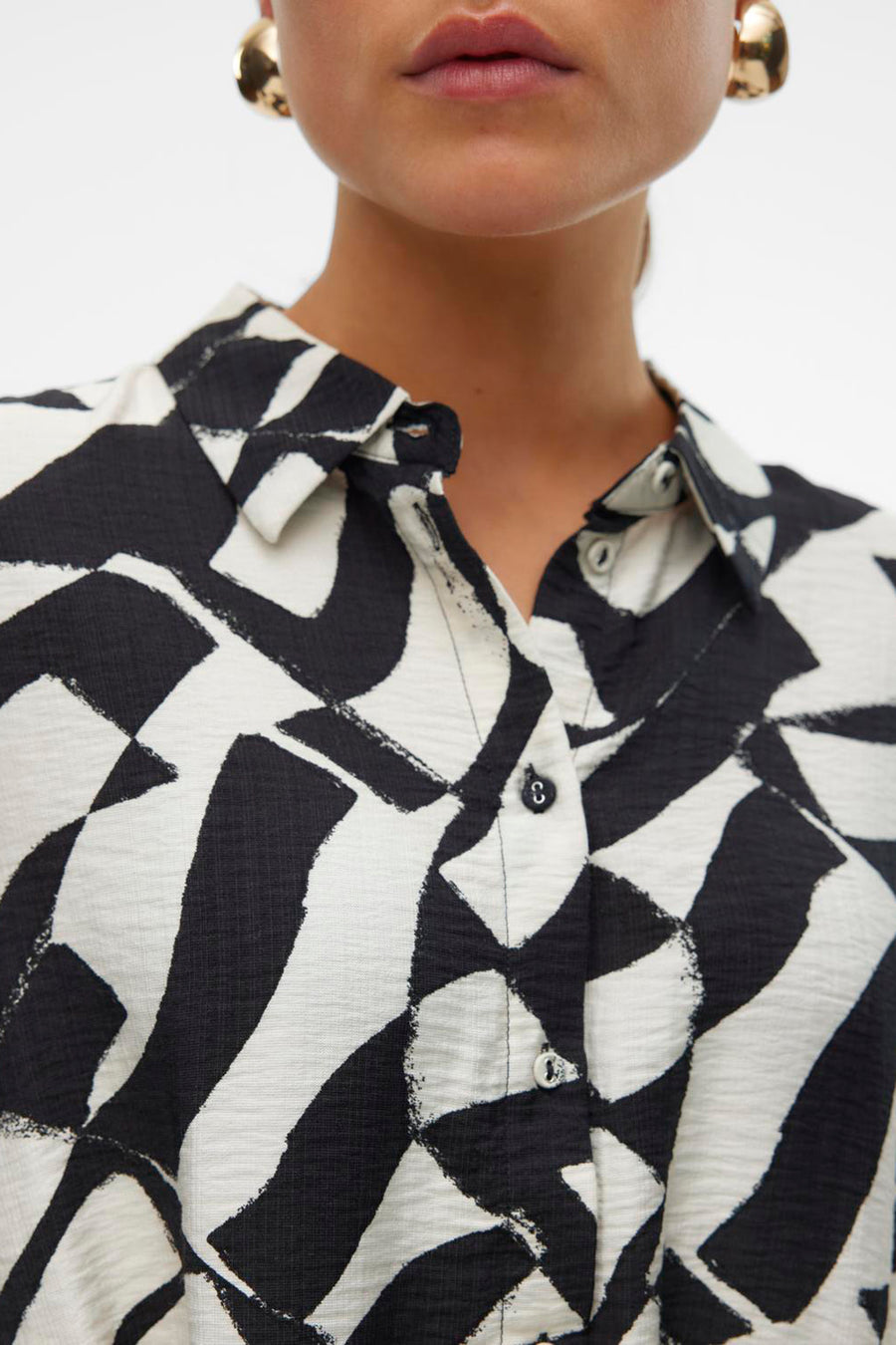 VMJOSS ARIA KNOT LS SHIRT WVN GA