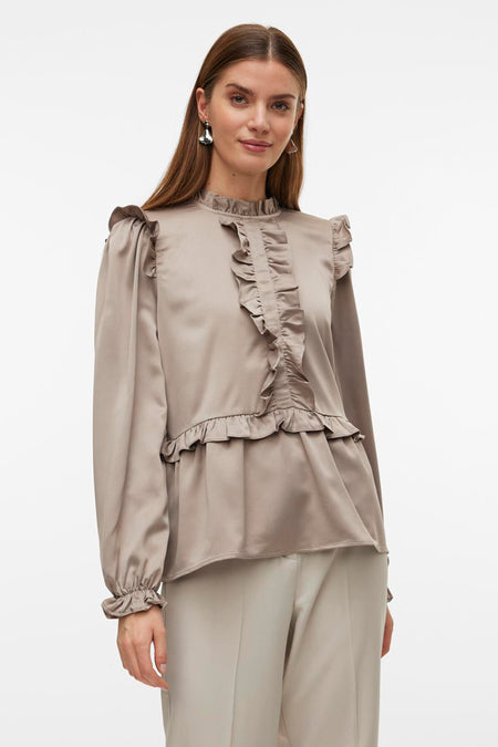 VMMERLE SIGNE FRILL SHIRT WVN EXP GA