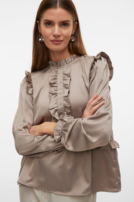 VMMERLE SIGNE FRILL SHIRT WVN EXP GA