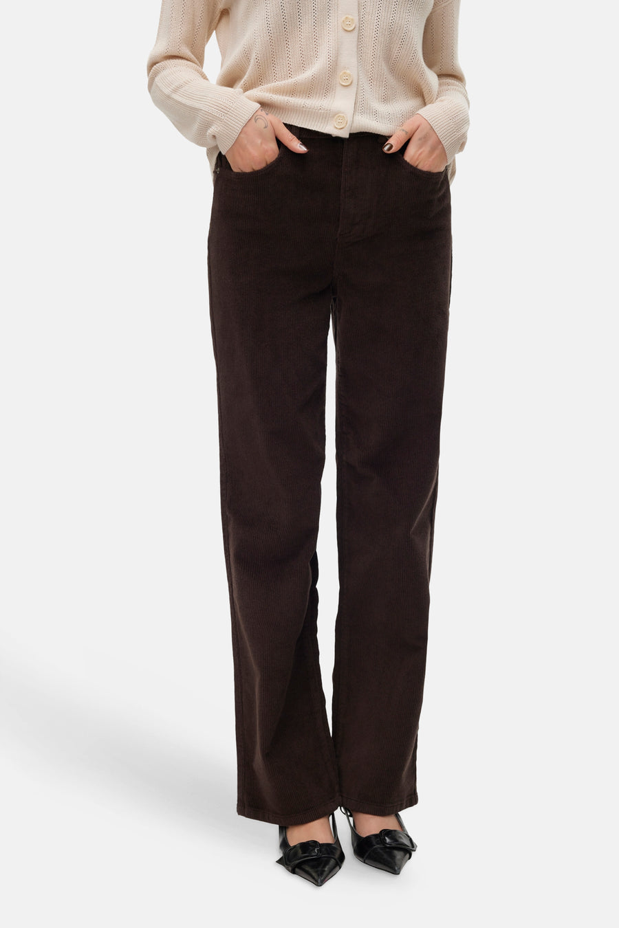 5-pocket broeken bruin - VERO MODA®