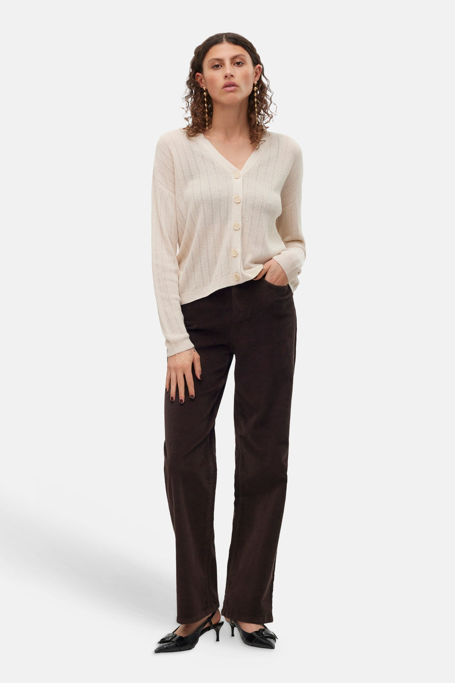 5-pocket broeken bruin - VERO MODA®
