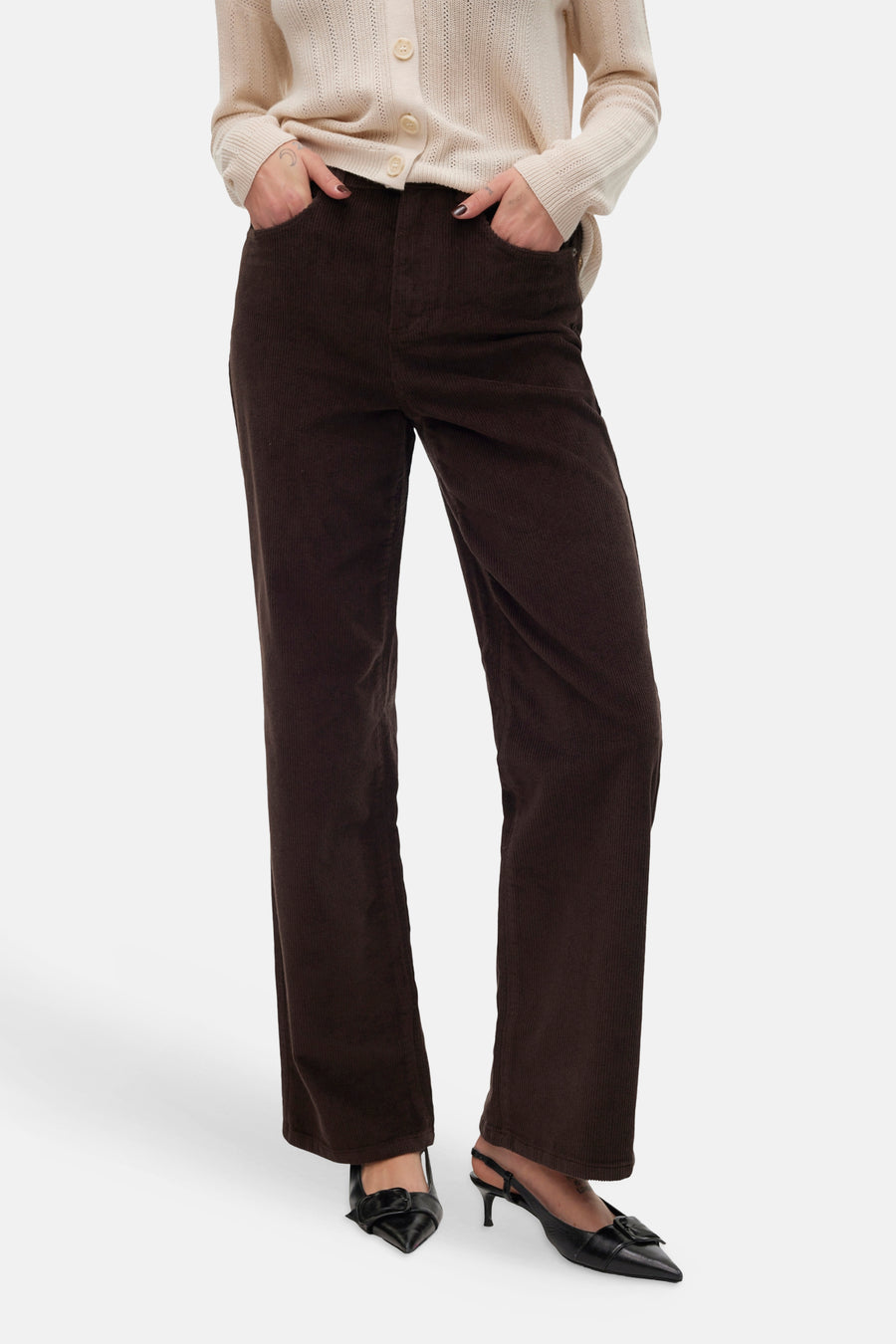 5-pocket broeken bruin - VERO MODA®
