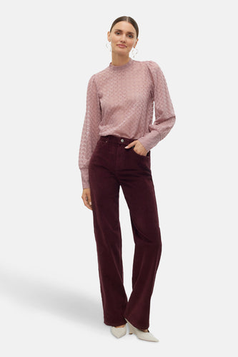 Broek - Bordeaux - VERO MODA®