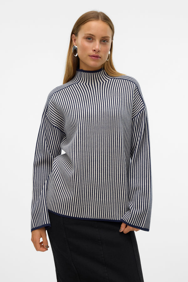 Trui met rolkraag Blauw - VERO MODA®