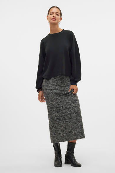 Pull met ronde hals - Black