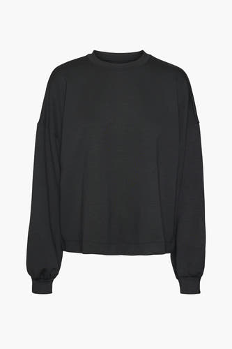 Pull à col rond - noir