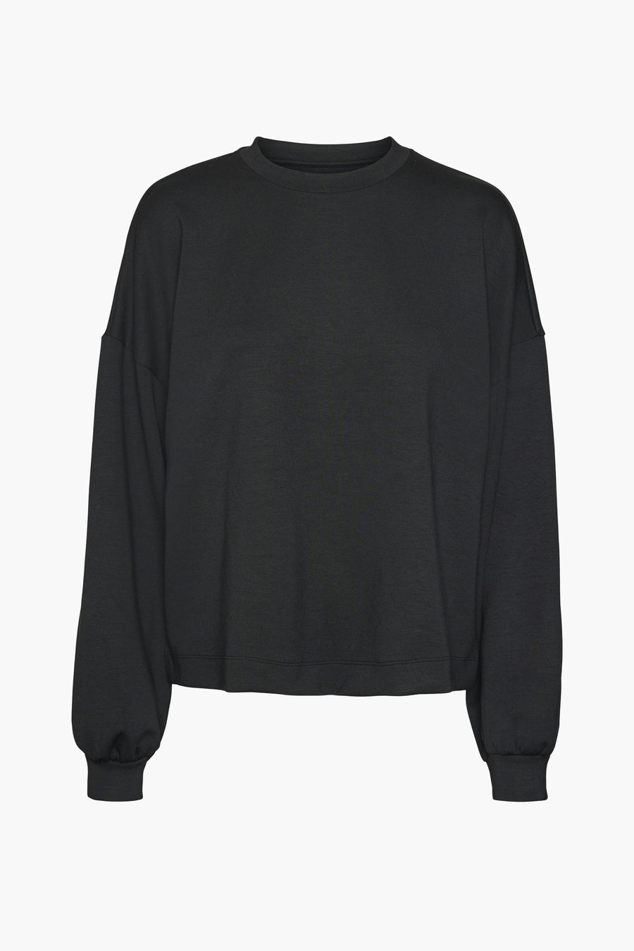 Pull à col rond - noir