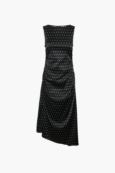 VMMINA SL BOAT NECK ASSYMETRIC DRESS VMA