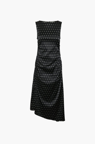 VMMINA SL BOAT NECK ASSYMETRIC DRESS VMA