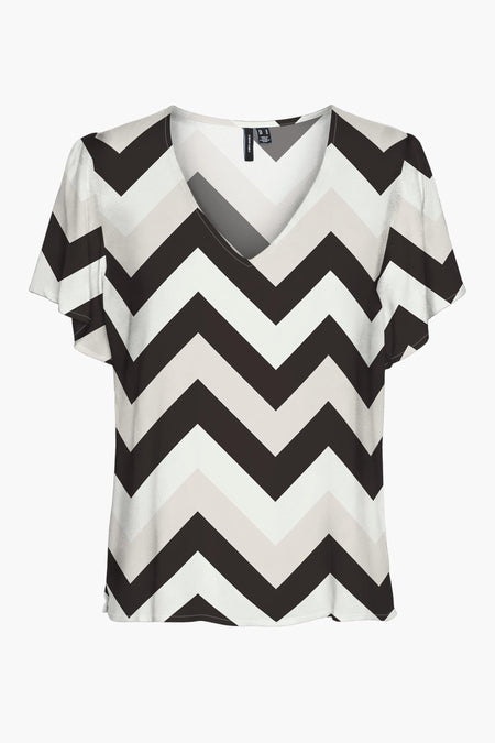 T-shirt (korte mouwen) Zwart - VERO MODA®