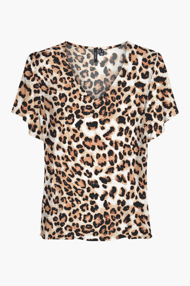 T-shirt met korte mouwen - bruin